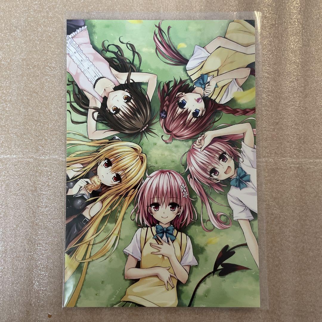 Amazon.co.jp: ToLOVEる ポストカード 金色の闇 黒咲芽亜 モモ ナナ